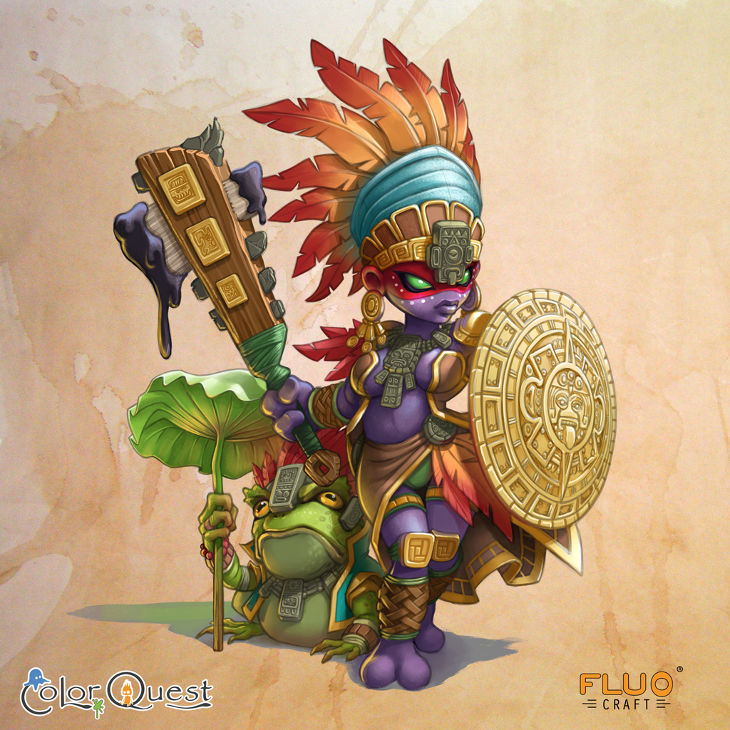 Prêtresse Maya par Kévin de Castro