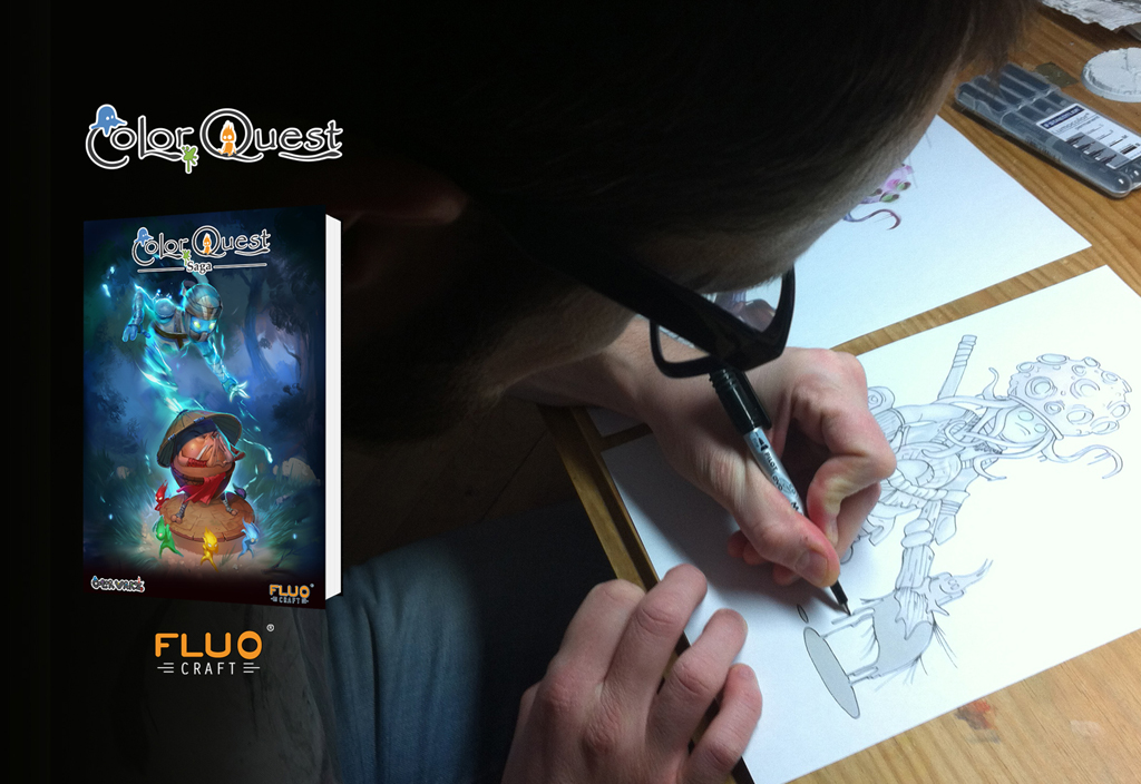 Illustration cagnotte Color Quest Saga sur Leetchi.com